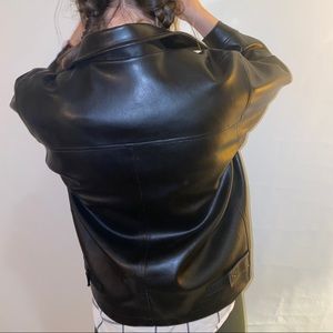 Vintage Oversized Leather Jacket